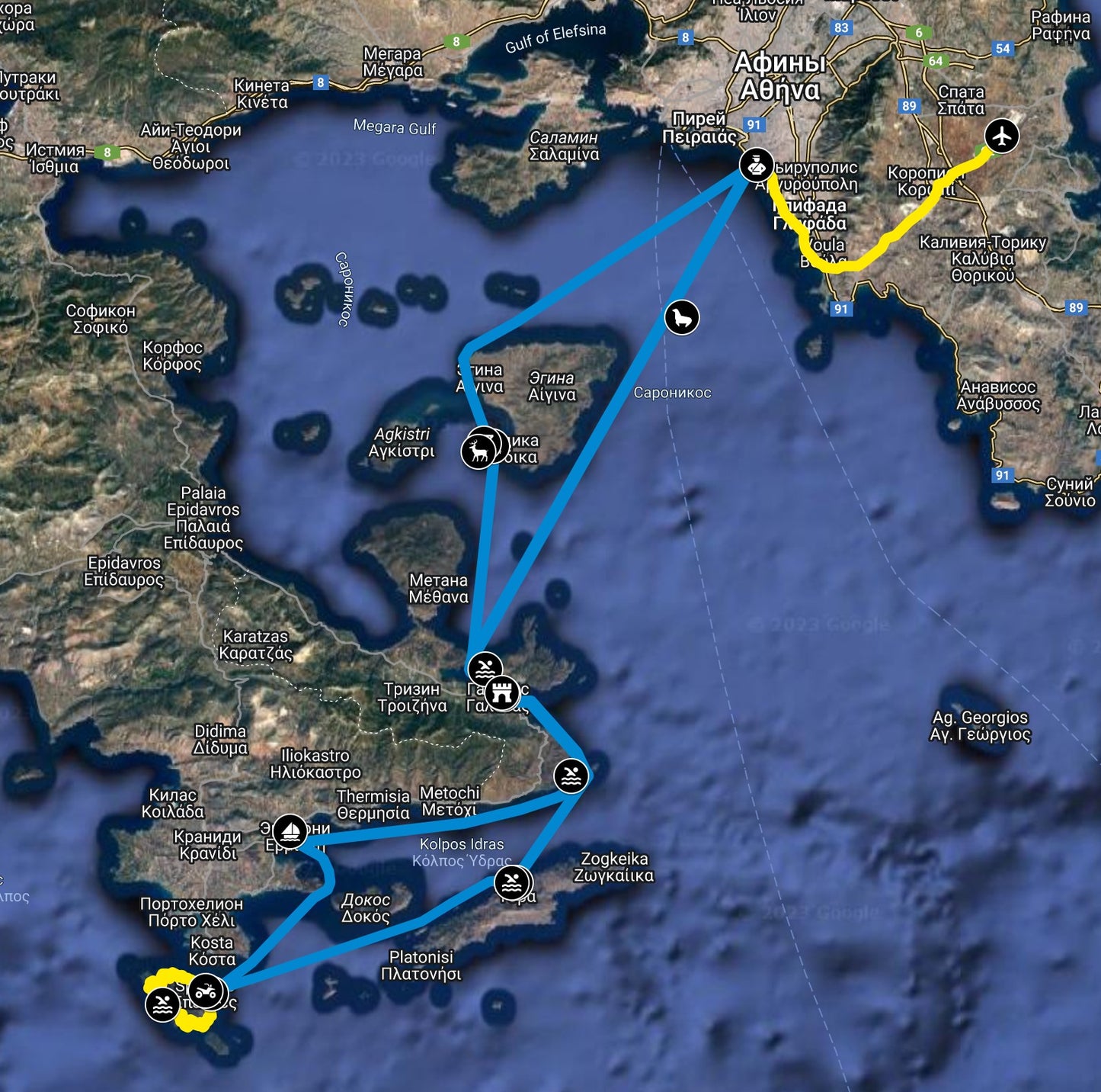 GREECE: ATHENS + YACHTING IN THE SARONIC ISLANDS